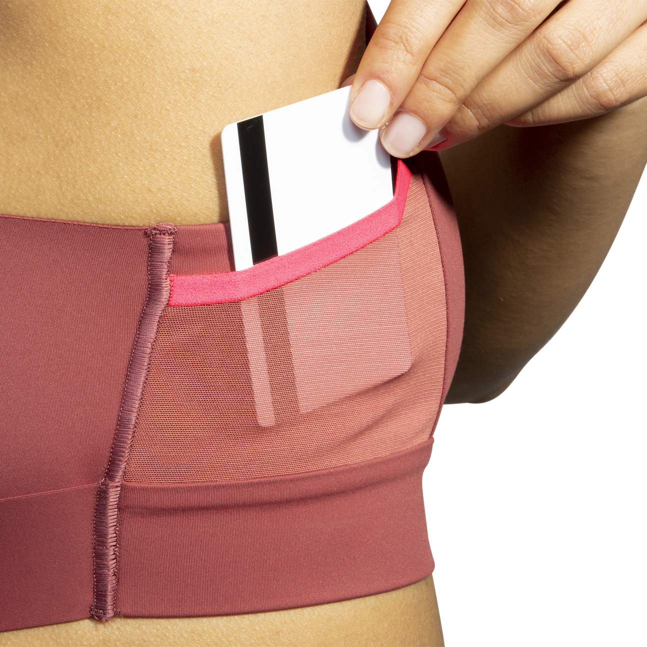 Women's Brooks Drive 3 Pocket Run Bra - 350080-691