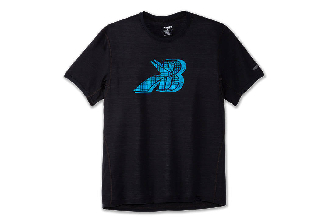  Men's Brooks Distance Graphic Short Sleeve 211320-043