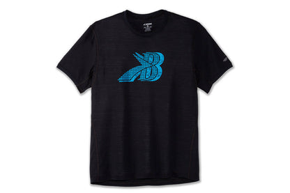  Men's Brooks Distance Graphic Short Sleeve 211320-043