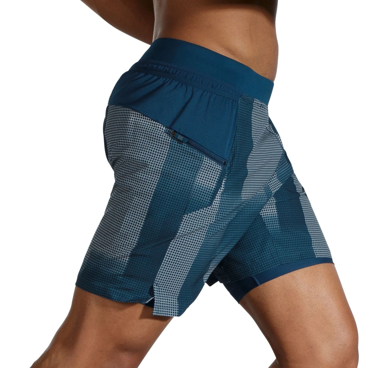  Men's Brooks Sherpa 7" 2-in-1 Shorts - 211333-406