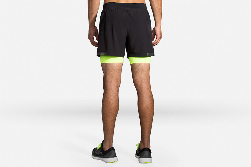  Men's Brooks Carbonite 5" 2-in-1 Short Run Visible Collection 211352-070