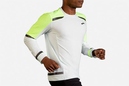  Men's Brooks Carbonite Long Sleeve Run Visible Collection 211354-041