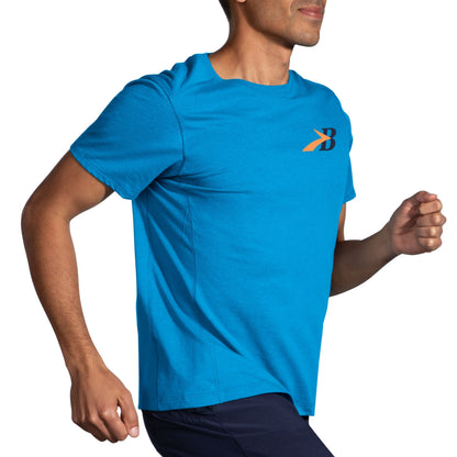  Men's Brooks Distance Short Sleeve 2.0 - 211453-488
