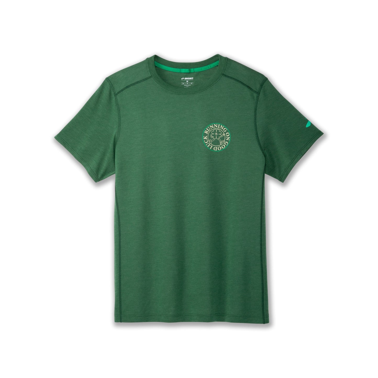  Men's Brooks Run Lucky Distance Short Sleeve 3.0 - 211502-397