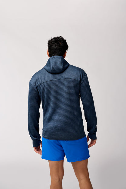  Men's Brooks Activate Midweight Full Zip Hoodie - 211515-412