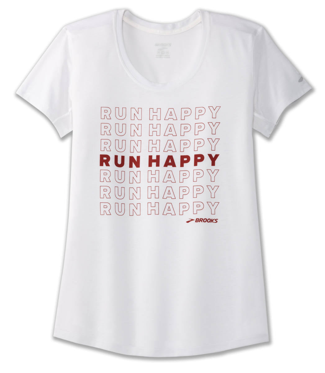 Women's Brooks Distance Graphic-Tee 221364-170