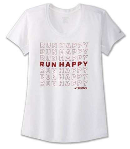  Women's Brooks Distance Graphic-Tee 221364-170