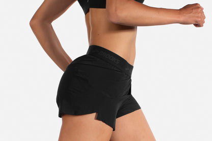  Women's Brooks Chaser 3" Short - 221463-006