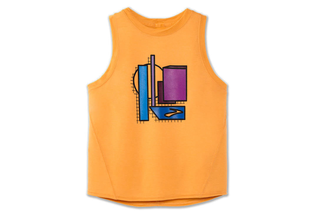  Women's Brooks Distance Graphic Tank 221470-766