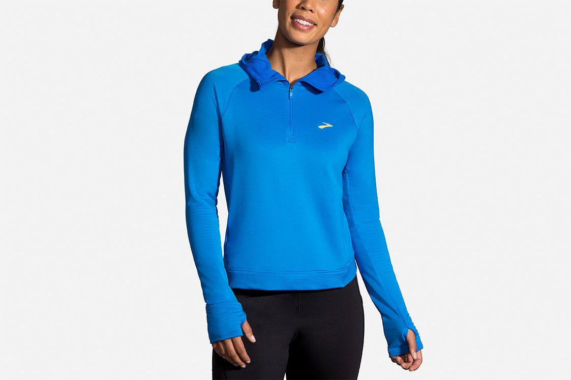 BROOKS Women's Notch Thermal Hoodie - 221502-480