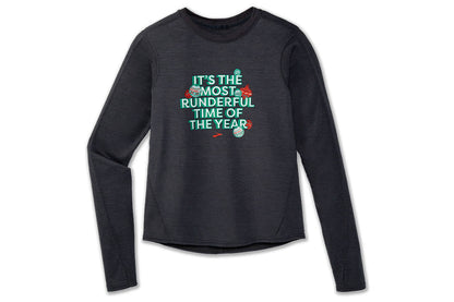  NEW! Women's Brooks "Runderful Time Of The Year" Long Sleeves - 221516-075