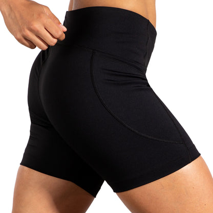  Women's Brooks Moment 5" Short Tight - 221584-001