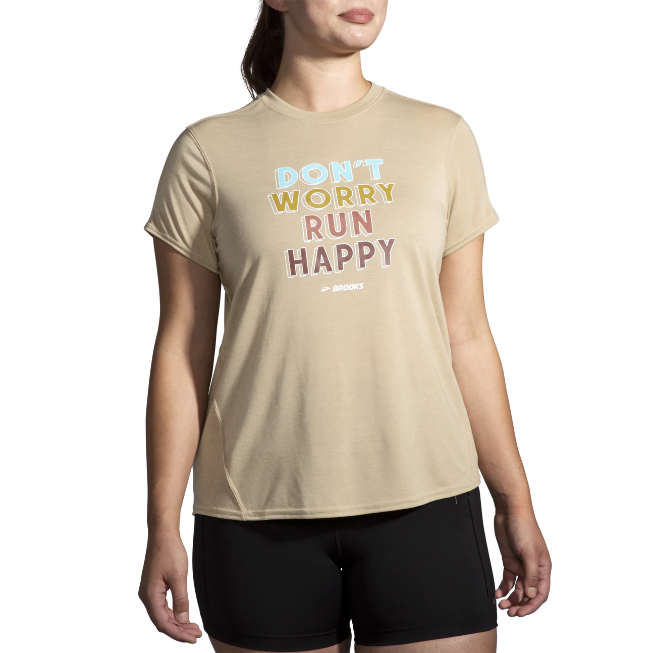  Women's Brooks Distance Graphic Short Sleeve- 221600-255