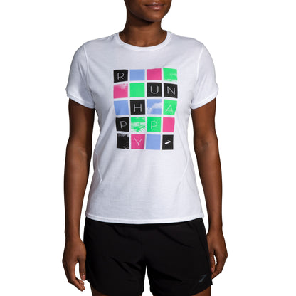  Women's Brooks Distance Short Sleeve 2.0 - 221614-176