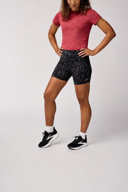  Women's Brooks Spark 5"Short Tight - 221661-073