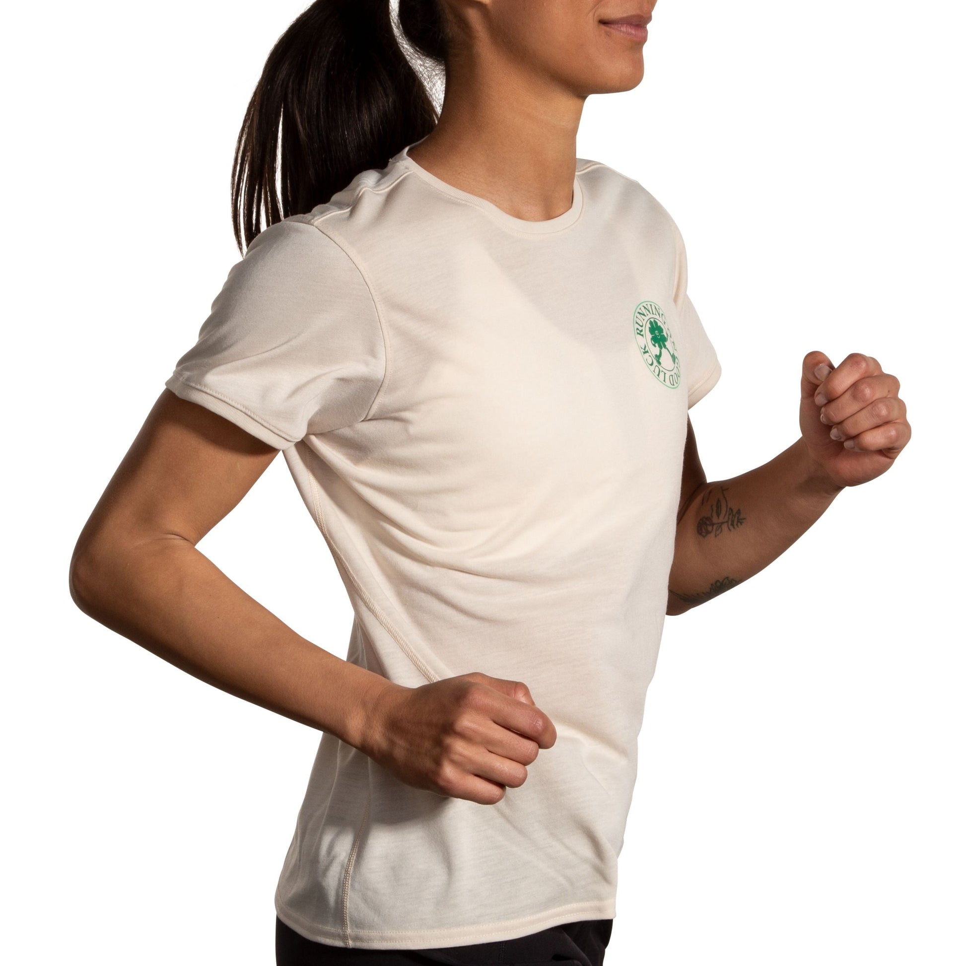  Women's Brooks Run Lucky Distance Short Sleeve 3.0 - 221669-149