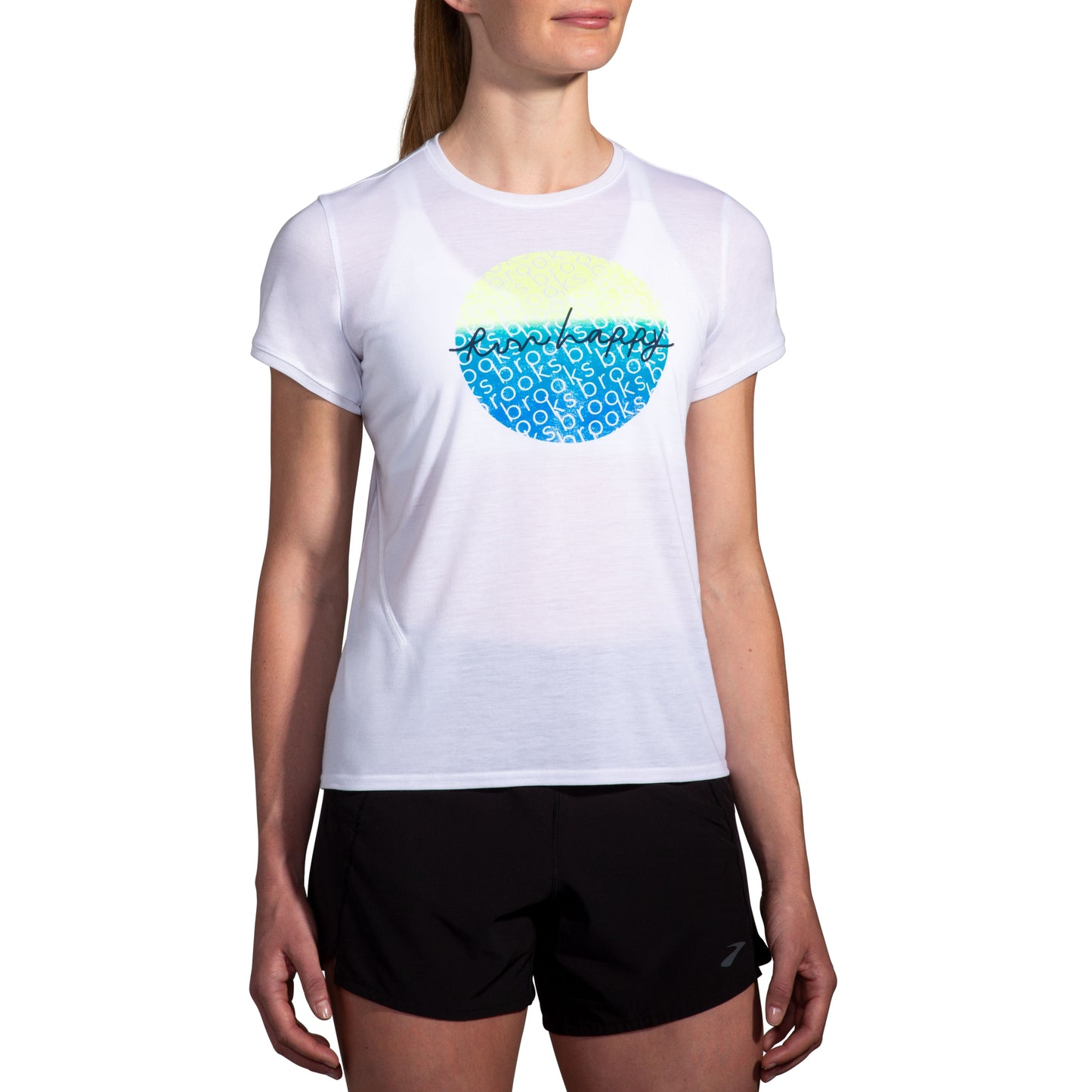  Women's Brooks Distance Short Sleeve 3.0 - 221669-183