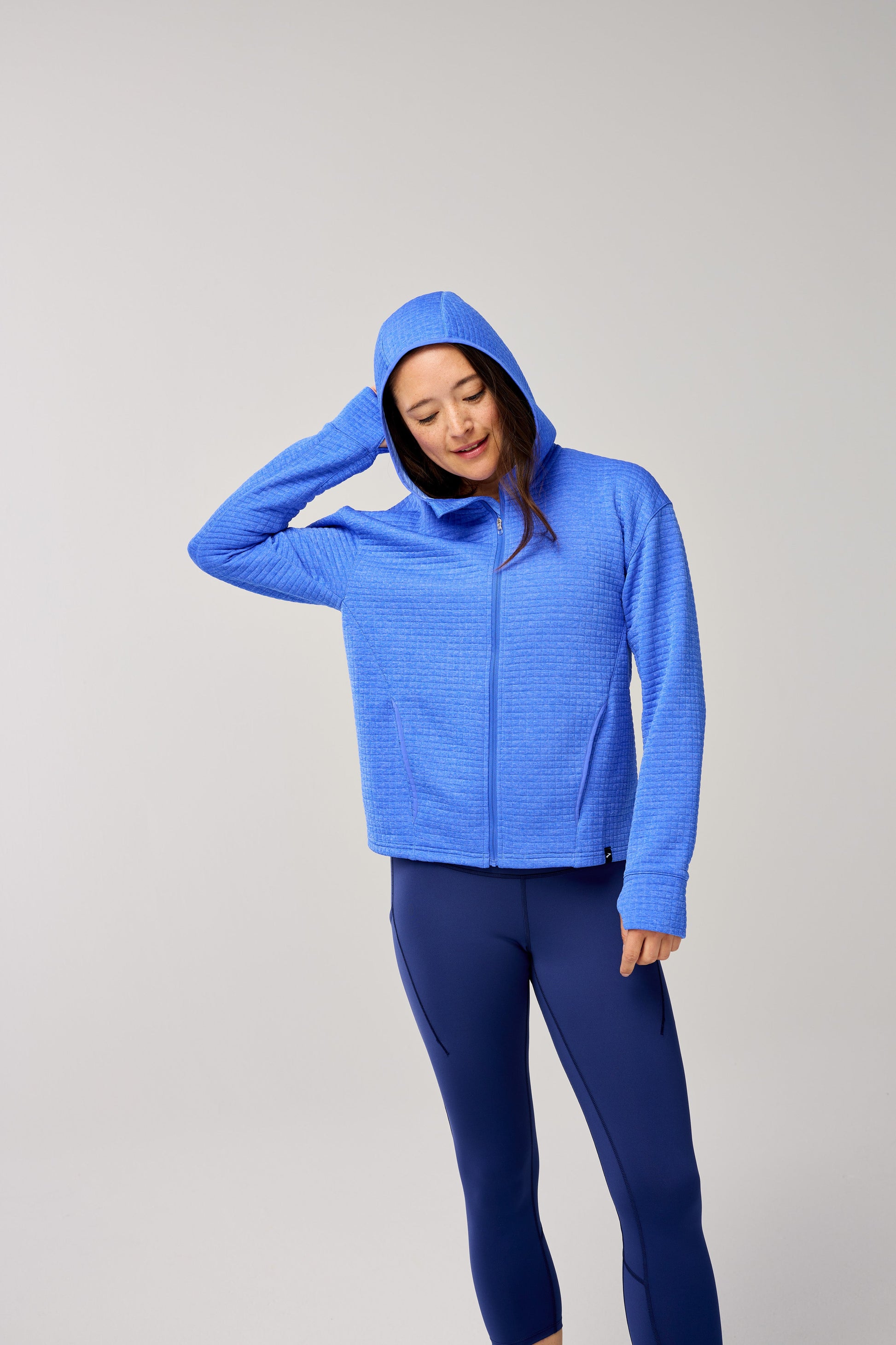  Women's Brooks Activate Midweight Full Zip Hoodie - 221684-483