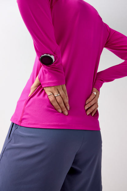  Women's Brooks Dash 1/2 Zip 3.0 - 221733-588