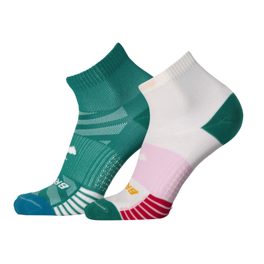  Brooks Ghost Lite Quarter 2 Pack Socks - 280497-358