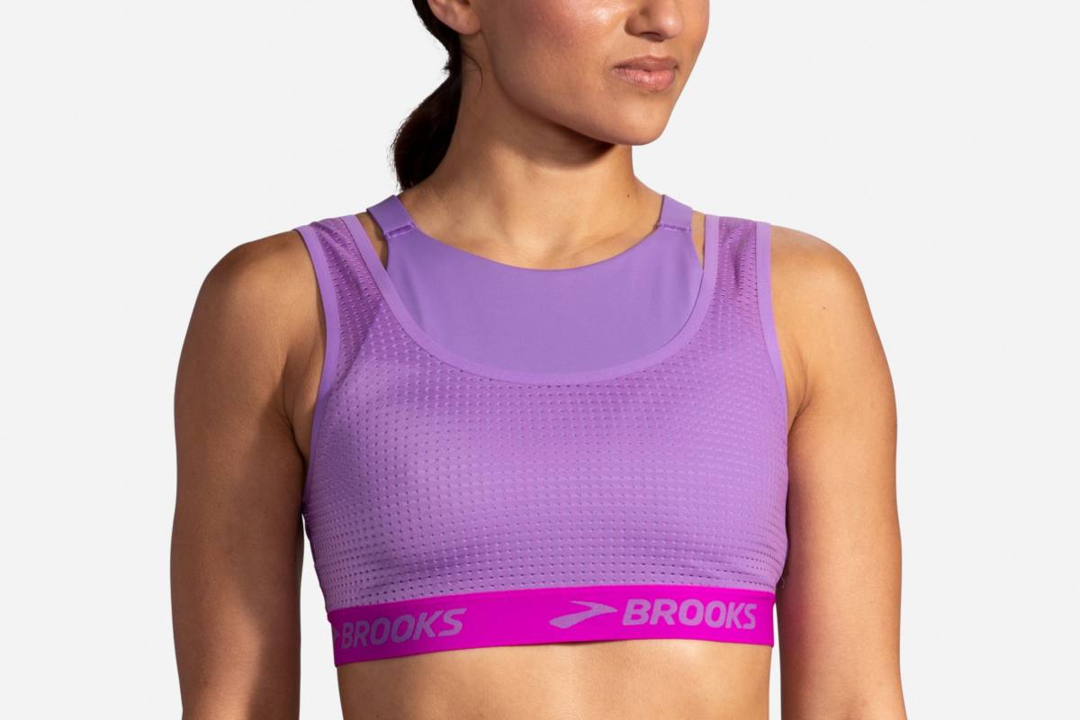  Women's Brooks Drive Mesh Run Bra - 300641-551
