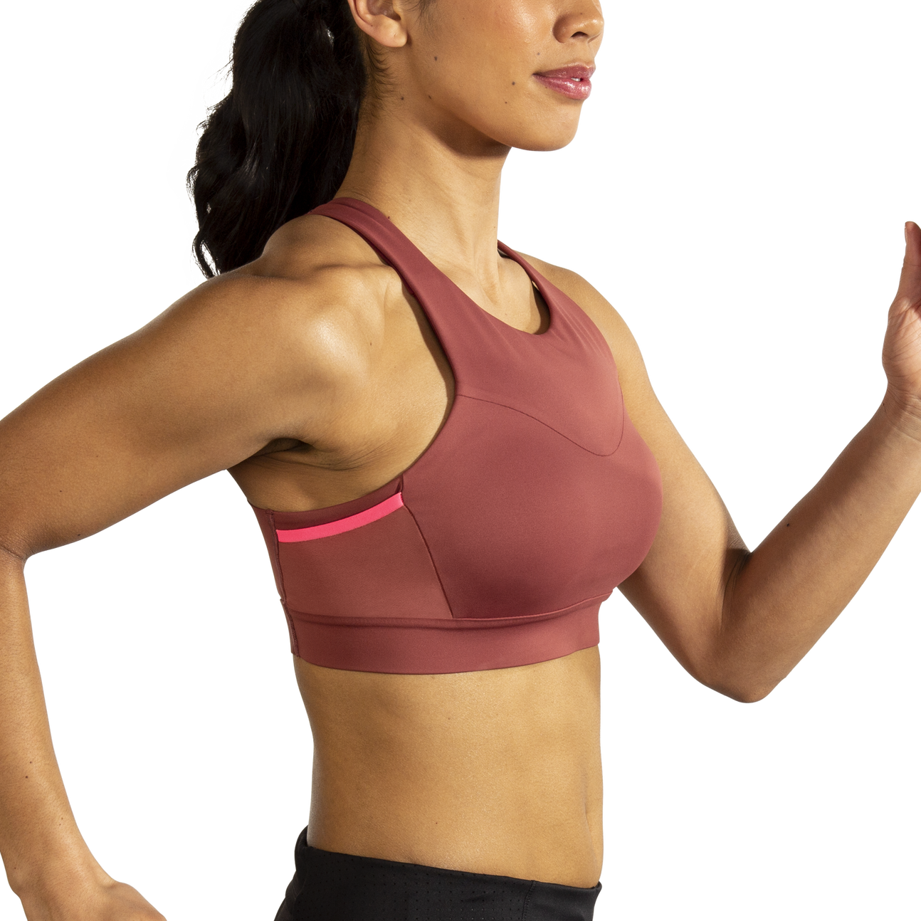  Women's Brooks Drive 3 Pocket Run Bra - 350080-691