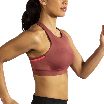  Women's Brooks Drive 3 Pocket Run Bra - 350080-691