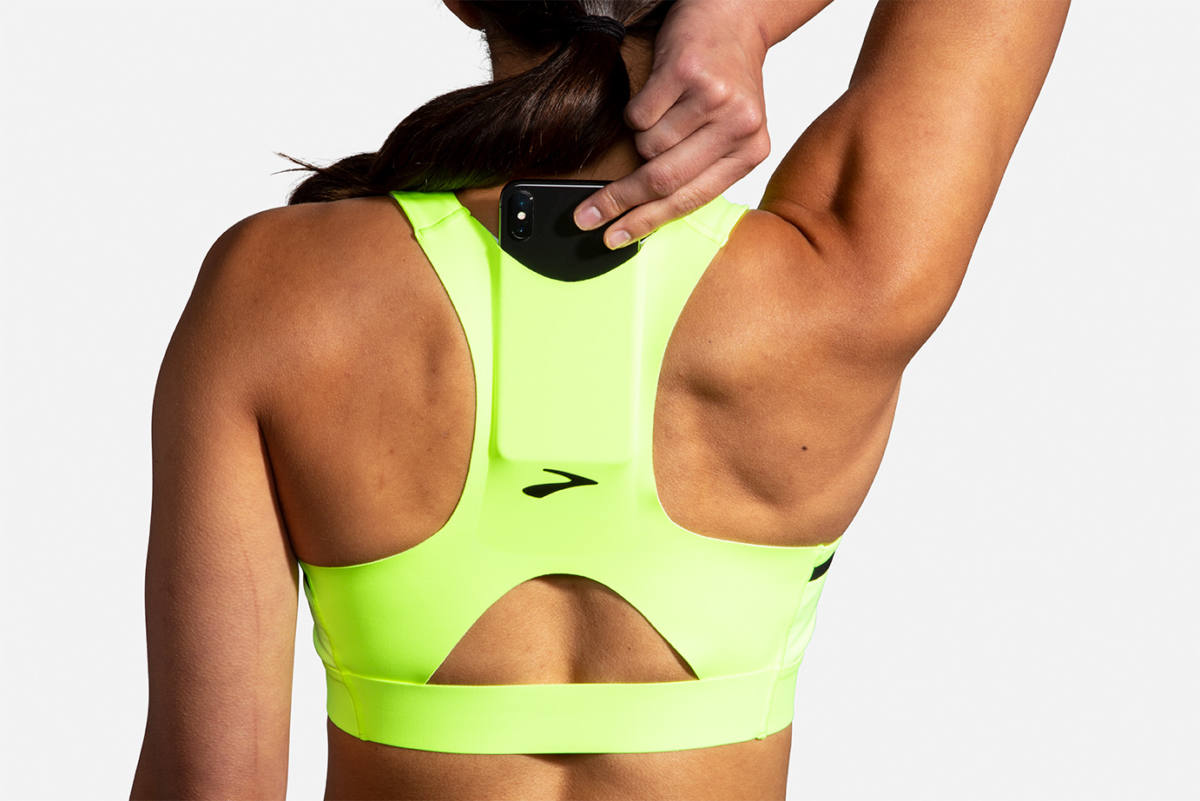  Women's Brooks Drive 3 Pocket Run Bra - 350080-305
