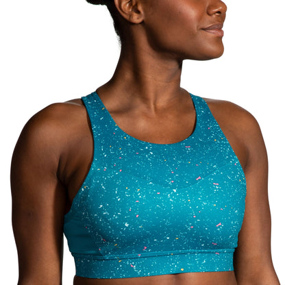 Women's Brooks Drive 3 Pocket Run Bra - 350080-464